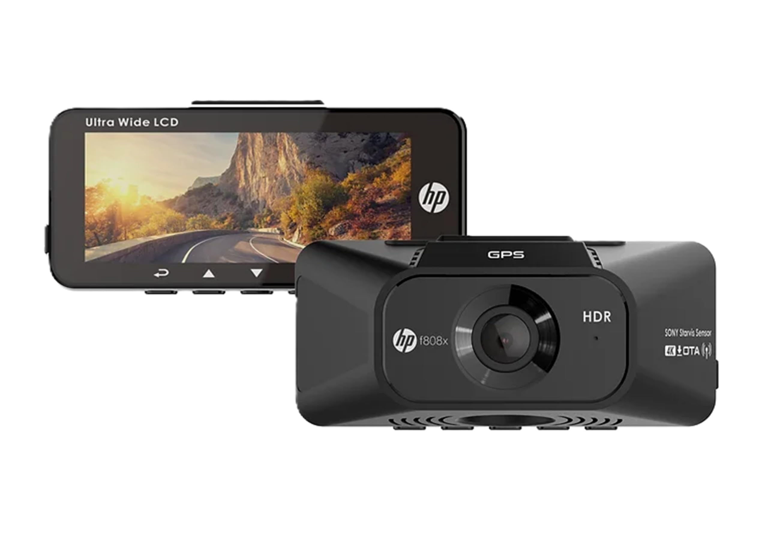 HP Car Camcorder F808X (4K Ultra-HIGH Definition + GPS + Sony